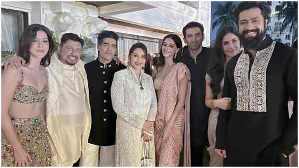 Madhuri Dixit shares pictures from Amritpal Singh Bindra’s Diwali party; Sidharth-Kiara, Ananya-Aditya pose happily