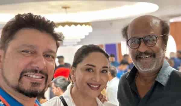 Madhuri Dixit recalls meeting Rajinikanth during Cricket World Cup 2023 semi-final match: 'He's kind and humble'