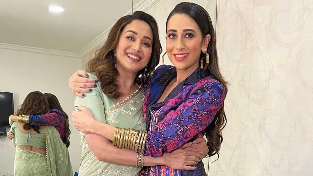 Karisma Kapoor And Madhuri Dixit Run Into Each Other, Fans Ask For Dil ...