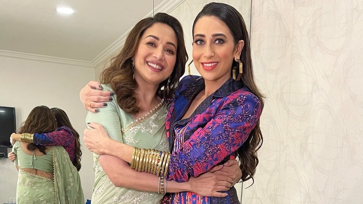 Karisma Kapoor and Madhuri Dixit run into each other, fans ask for Dil Toh Pagal Hai sequel