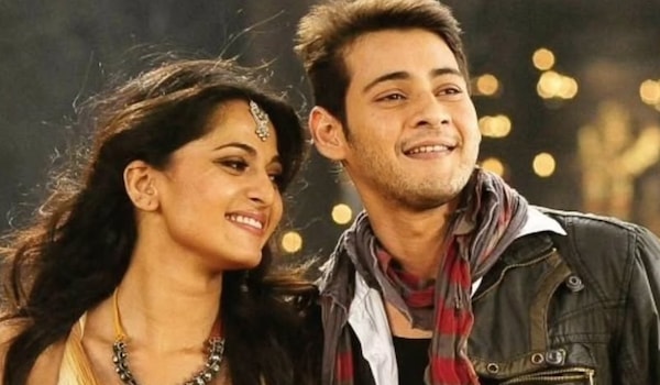 Mahesh Babu and Anushka in Khaleja