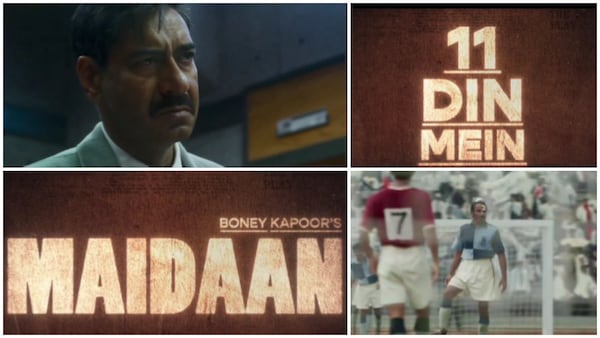 Maidaan - Ajay Devgn heightens expectations for the sports drama, says ‘utrenge gyarah sirf gyarah dinon mein’