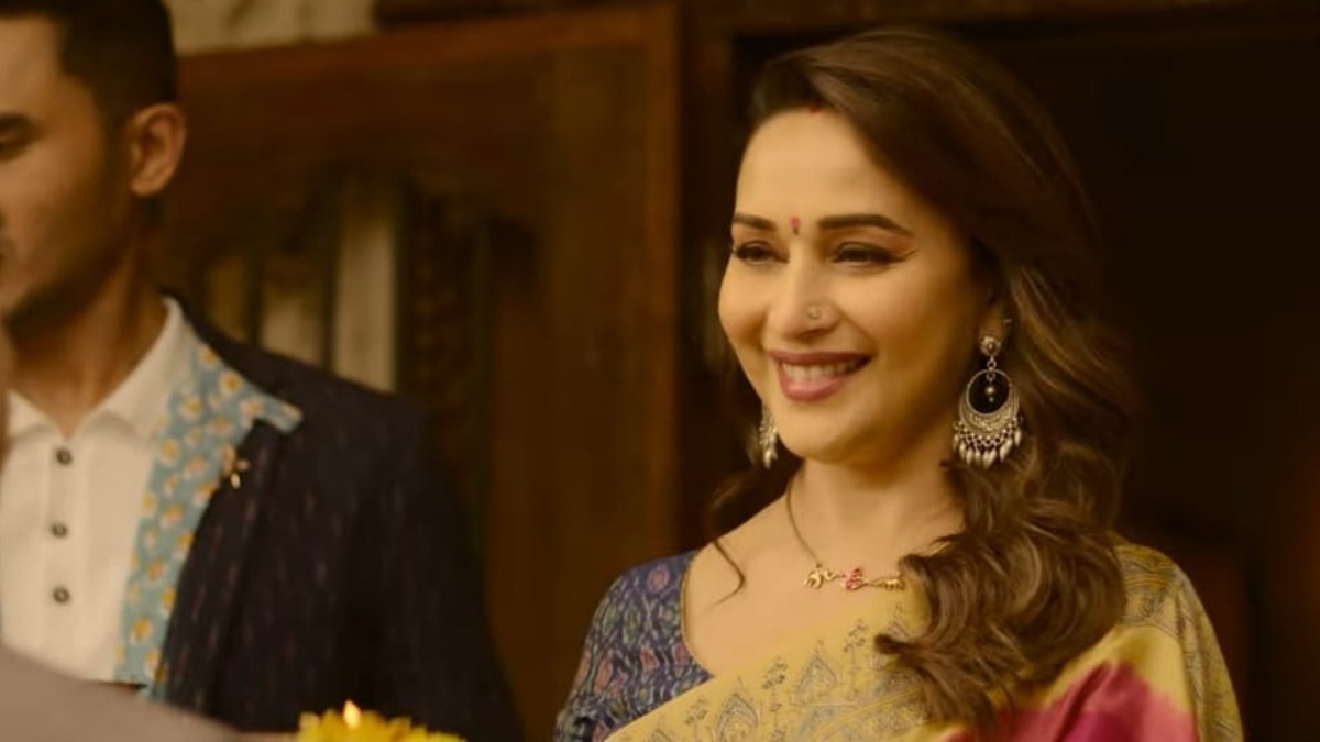 Maja Ma teaser: Wedding bells ring in an elated Madhuri Dixit’s home, trailer to be out on THIS date