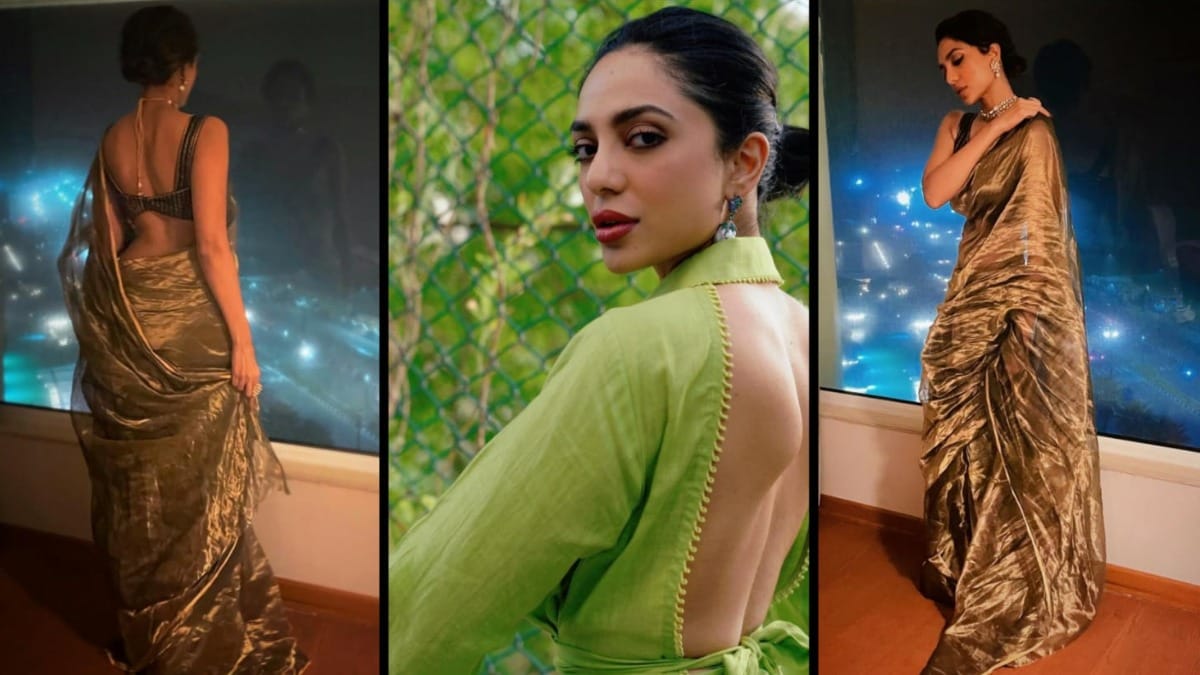 PHOTOS: Major actor Sobhita Dhulipala looks absolutely stunning in her golden saree