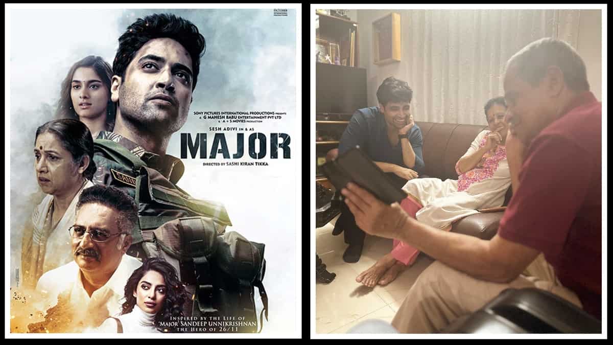 As Major celebrates its first release anniversary, Adivi Sesh meets Major Sandeep Unnikrishnan’s parents As Major celebrates its first release anniversary, Adivi Sesh meets Major Sandeep Unnikrishnan’s parents