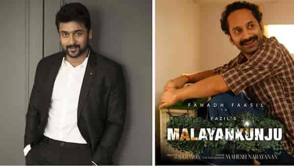 Suriya goes gaga over the trailer of Fahadh's Malayankunju, says he's blown away with the footage