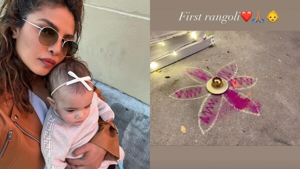Diwali 2023: Priyanka Chopra Jonas shares picture of daughter Malti Marie's 'first rangoli'