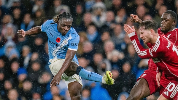 Jeremy Doku was Player of the Match. Image | Manchester City