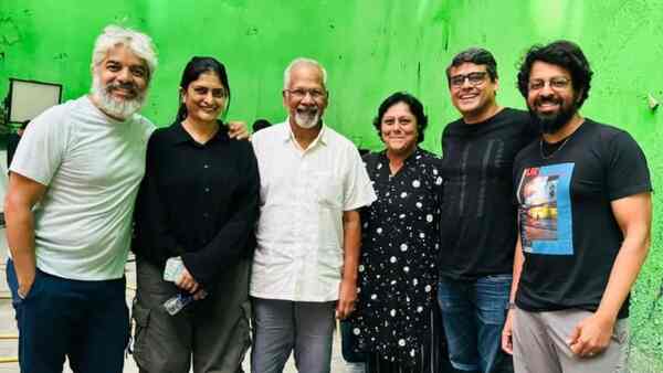 Thug Life: Mani Ratnam poses with Sudha Kongara and others; location pics are out