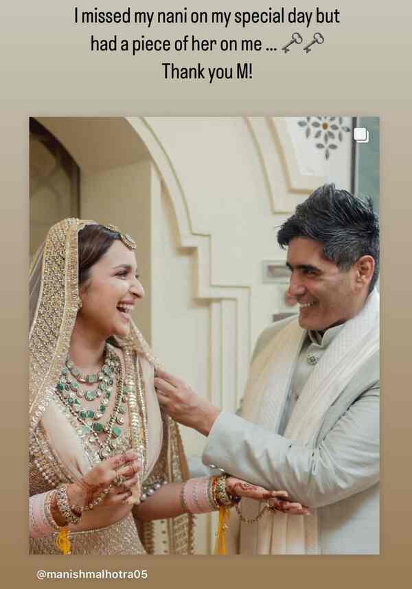 Manish Malhotra and Parineeti Chopra