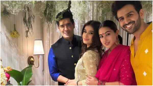 Sara Ali Khan attends ex-boyfriend Kartik Aaryan's Ganesh Chaturthi celebrations