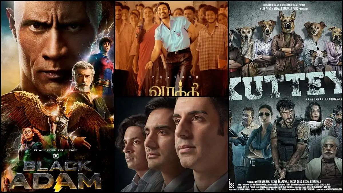 March 2023 Week 3 OTT movies, web series India releases: From Rocket Boys 2, Vaathi to Black Adam, Kuttey