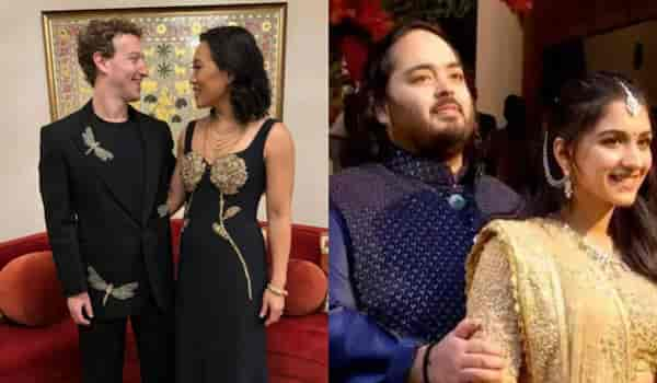 Mark Zuckerberg-Priscilla Chan at Anant Ambani-Radhika Merchant wedding