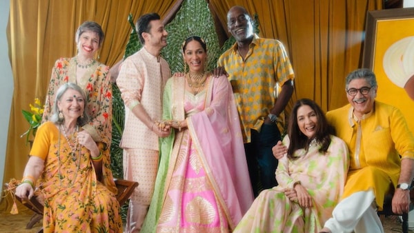 Masaba Gupta, Satyadeep Misra and their family
