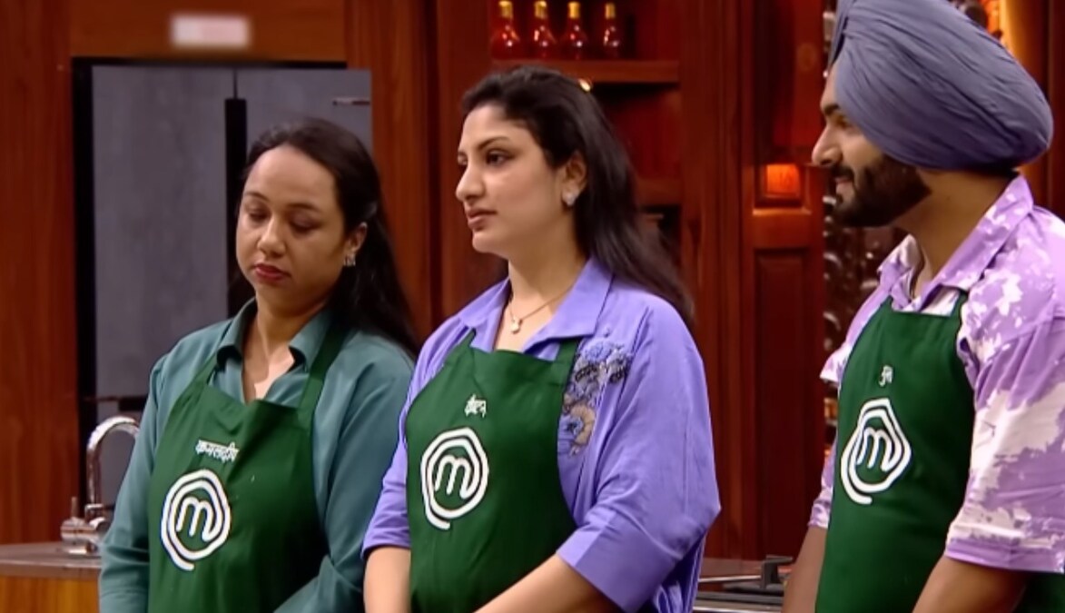 MasterChef India Season 7 Aruna Vijay in a conflict with Gurkirat Singh and Kamaldeep Kaur over banana roulade