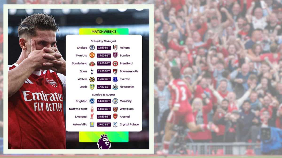 Week 3 Update Premier League 2025-26 Week 3 Updates: Liverpool Shine, City Stumble ...