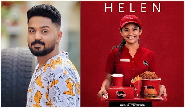 Mathukutty Xavier and Poster of Helen