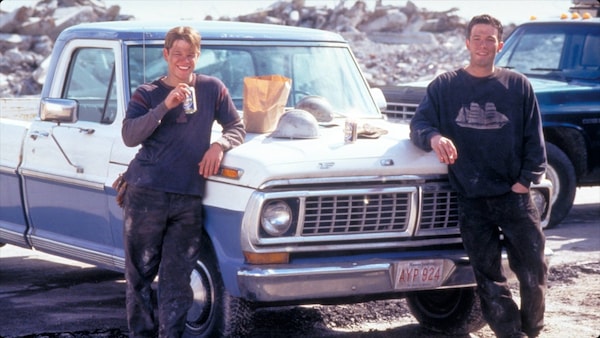 Matt Damon and Ben Affleck in Good Will Hunting