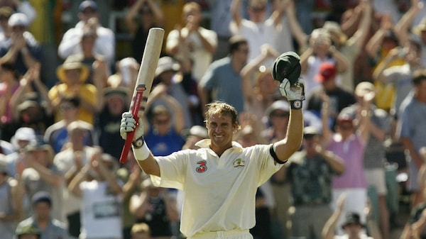 Matthew Hayden after scoring his record breaking 380. Image | ICC