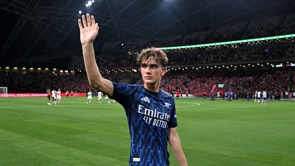 Max Dowman after the friendly match against AC Milan.