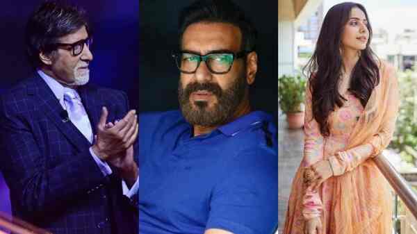 Not Maidaan, Ajay Devgn announces release date of Mayday with Amitabh Bachchan, Rakul Preet Singh