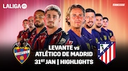Levante 0-0 Atletico de Madrid | Round 22