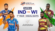 India vs West Indies: Super 8, Highlights