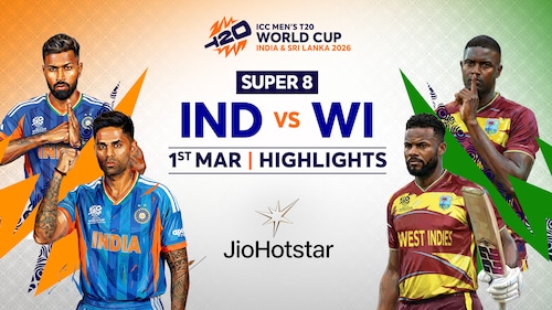 India vs West Indies: Super 8, Highlights