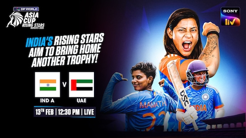 India A Women vs UAE Women - 13 Feb 2026