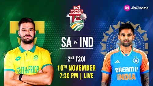 South Africa vs India - 2nd T20I