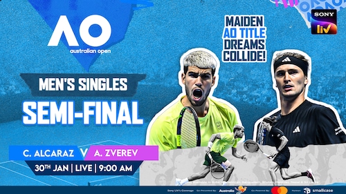 Carlos Alcaraz vs Alexander Zverev - Semi-final - 30 Jan 2026