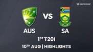 AUS vs SA: 1st T20I, Highlights