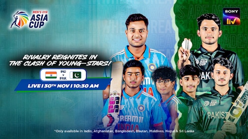 India U-19 vs Pakistan U-19 - 30 Nov 2024 (Hindi)