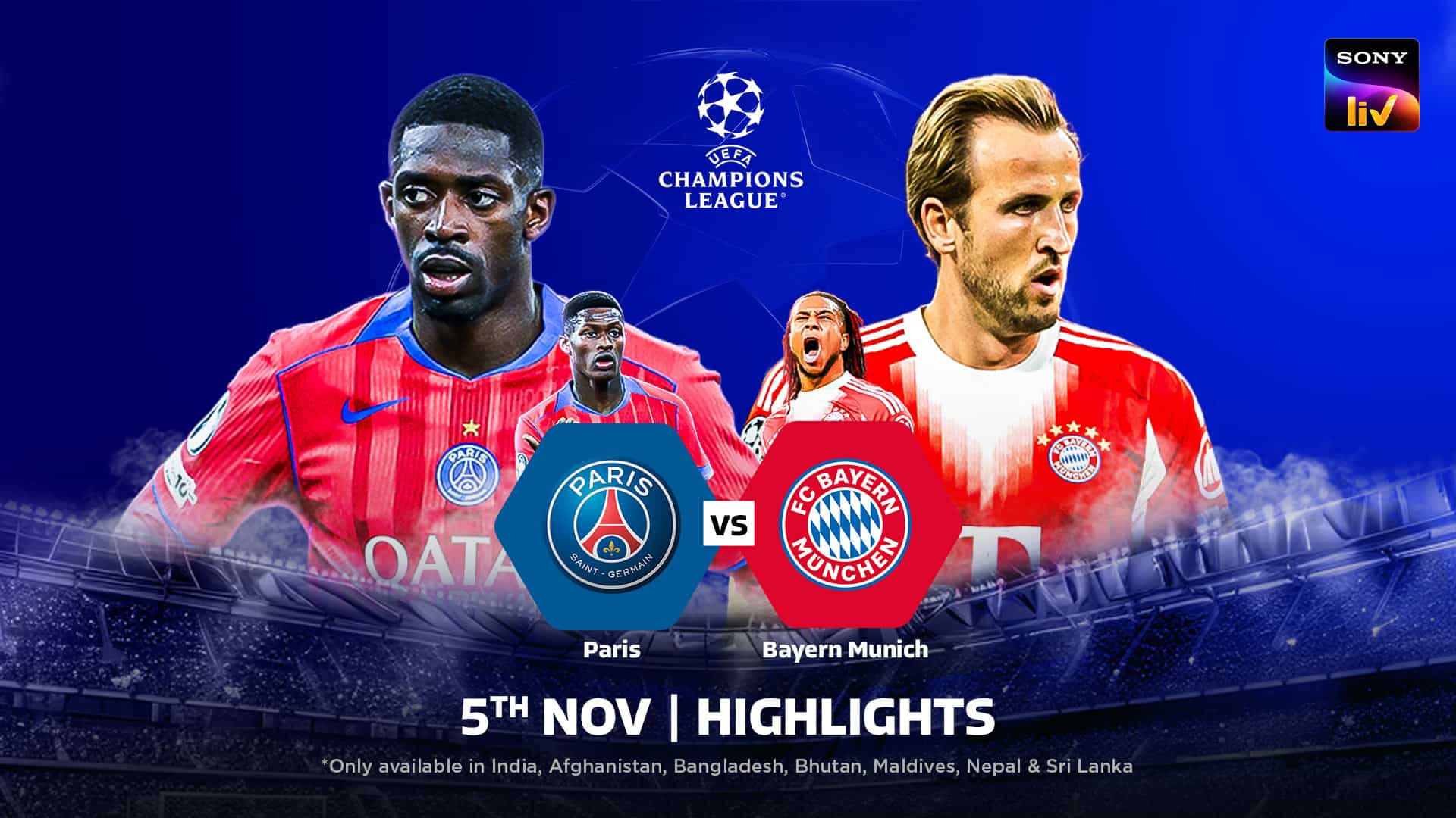 額付【日本未入荷ポスター】PSG vsバイエルンミュンヘン欧州CL2020-21 PSG vs Bayern Munich - Highlights - 5 Nov 2025 Watch Live Online