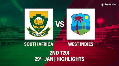 SA vs WI: 2nd T20I, Highlights