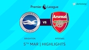 Brighton 0-1 Arsenal