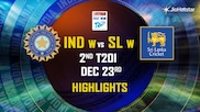 IND W vs SL W: 2nd T20I, Highlights