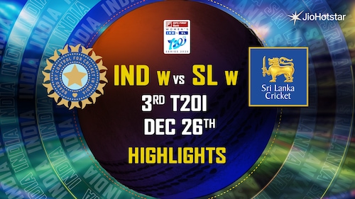 IND W vs SL W: 3rd T20I, Highlights