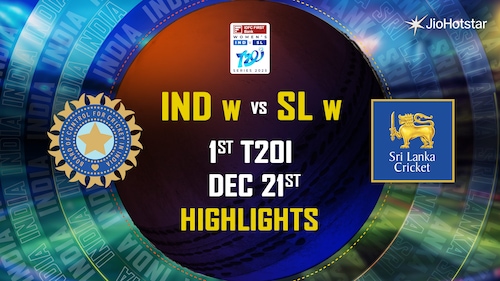 IND W vs SL W: 1st T20I, Highlights