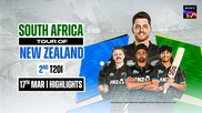 2nd T20I - Highlights - 17 Mar 2026
