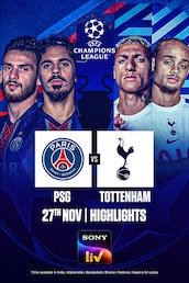 PSG vs Tottenham - Highlights - 27 Nov 2025