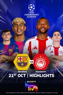 Barcelona vs Olympiacos - Highlights - 21 Oct 2025 Watch Live Online On