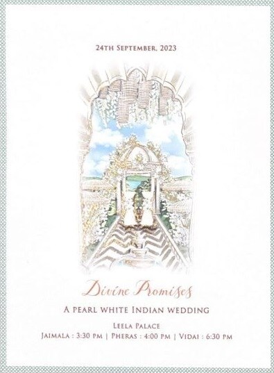 A Pearl White Indian Wedding