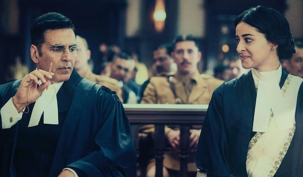 Akshay Kumar and Ananya Panday on the sets of Kesari: Chapter 2