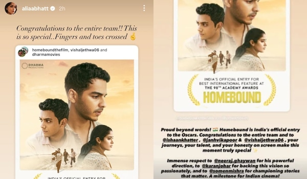 Alia Bhatt and Anil Kapoor via Instagram Stories