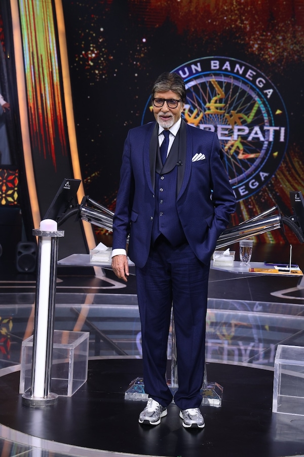 Amitabh Bachchan on the sets of KBC 16