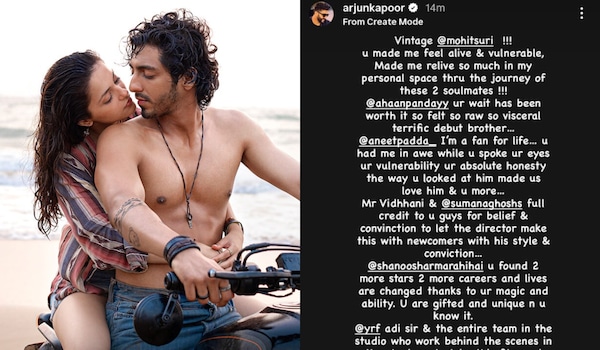 Arjun Kapoor praises Saiyaara