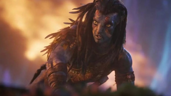 Stills from Avatar: Fire and Ash.
