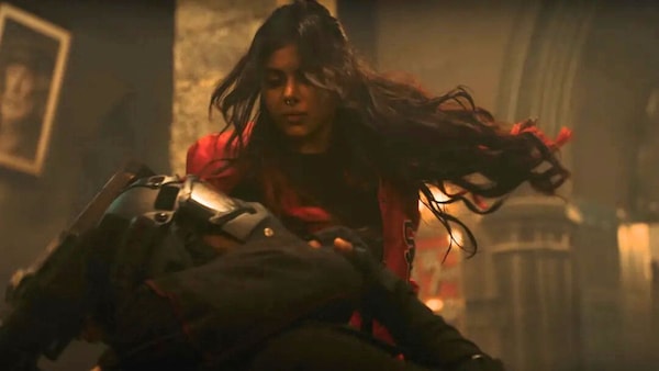 Still from Lokah - Chapter One: Chandra.