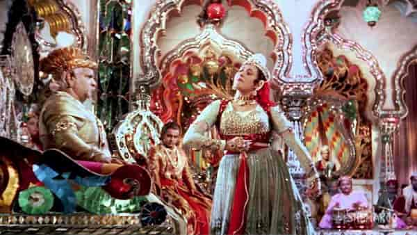 Madhubala as Anarkali in K Asif's Mughal-E-Azam.